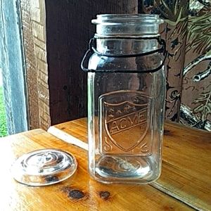 Acme canning jar.